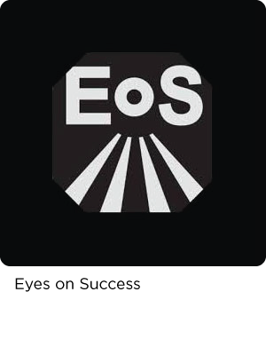 Eyes on Success podcast logo variant.